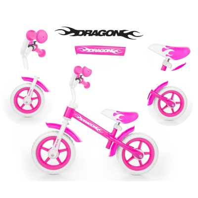 Rowerek Biegowy Dragon Pink