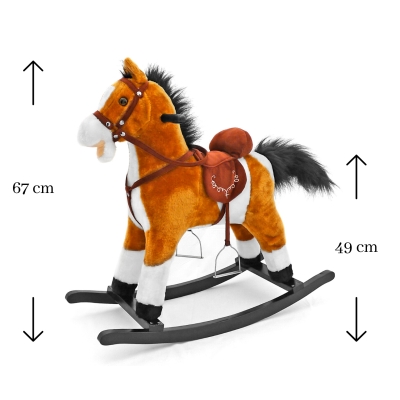 Koń Mustang jasny brąz