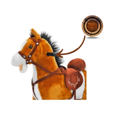 Koń Mustang jasny brąz