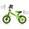 Rowerek biegowy Dragon z hamulcem green